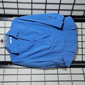 Classic Blue Cato Blouse EUC